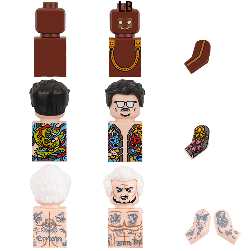 Party Games Mafia - The Mafia Tattoo Gangster Model Blocks