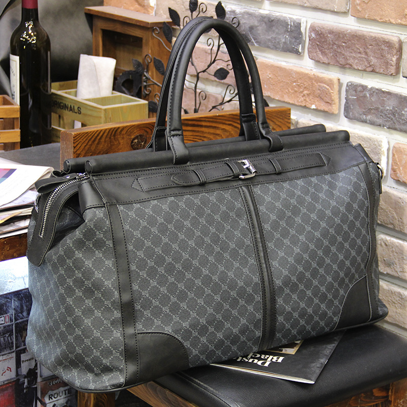 Sack Race Bag - Fashion Plaid Travel Bag Men Handbag