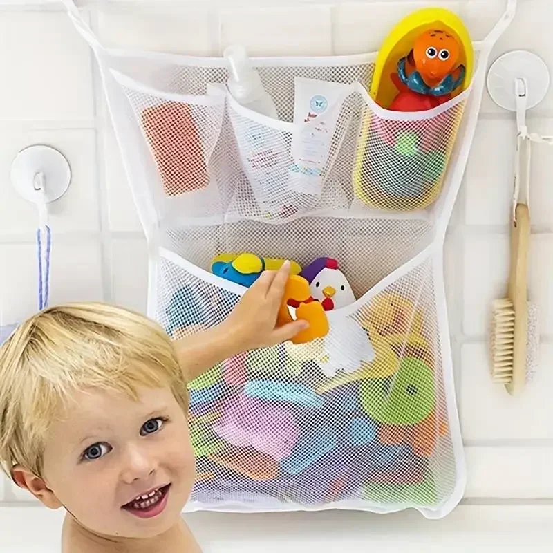 Party Games Baby Shower - Toy Bag Net Bathroom Organizer Baby