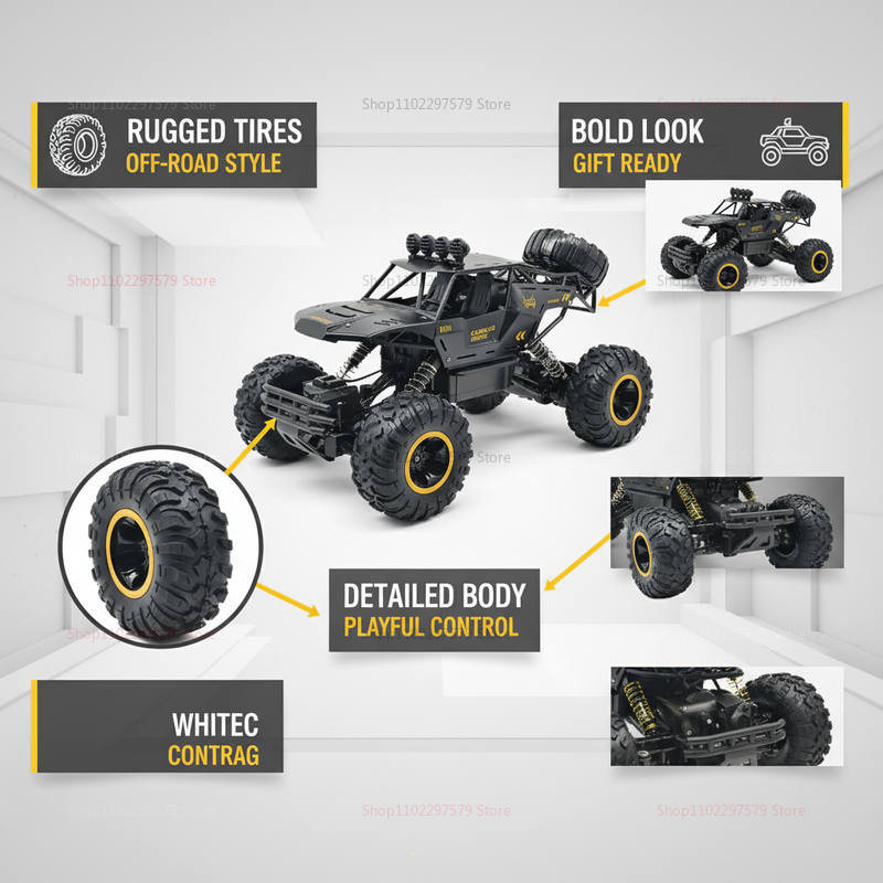 1:12 Scale All Terrain RC Cars - Party Games You Can Play recensione e prezzo