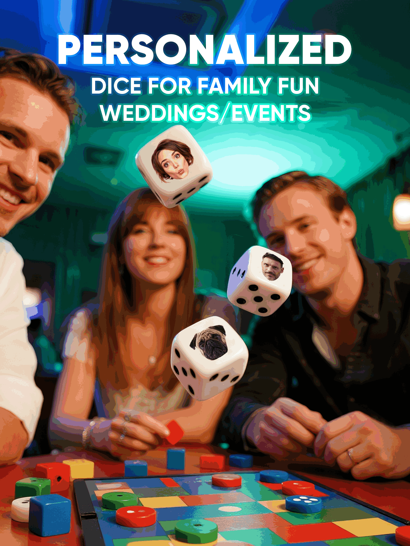 Custom Face Dice Personalized  - Party Games For Christmas recensione e prezzo