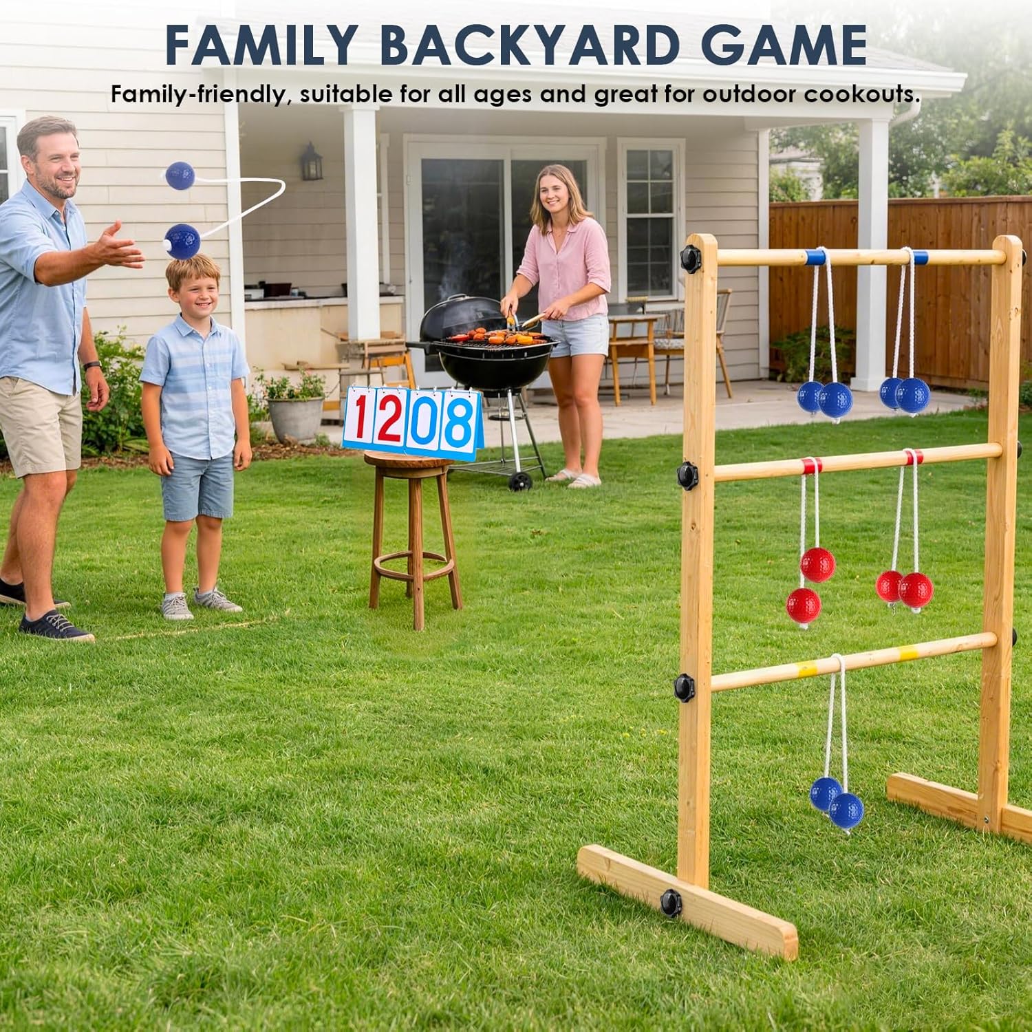 Ladder Ball Set with 2 Ladders - Ladder Toss Set recensione e prezzo