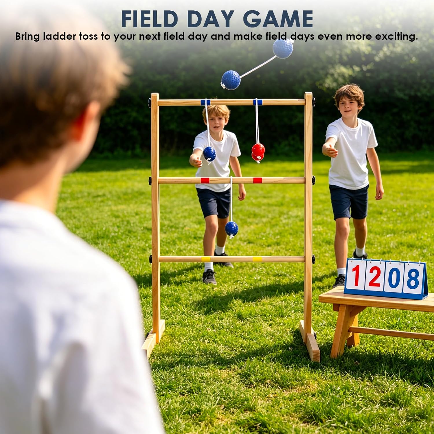Ladder Ball Set with 2 Ladders - Ladder Toss Set recensione e prezzo