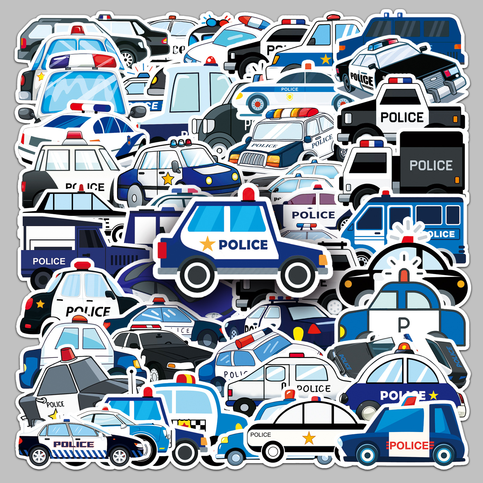 50Pcs Cartoon Police Car Theme - Party Games Baby Shower recensione e prezzo