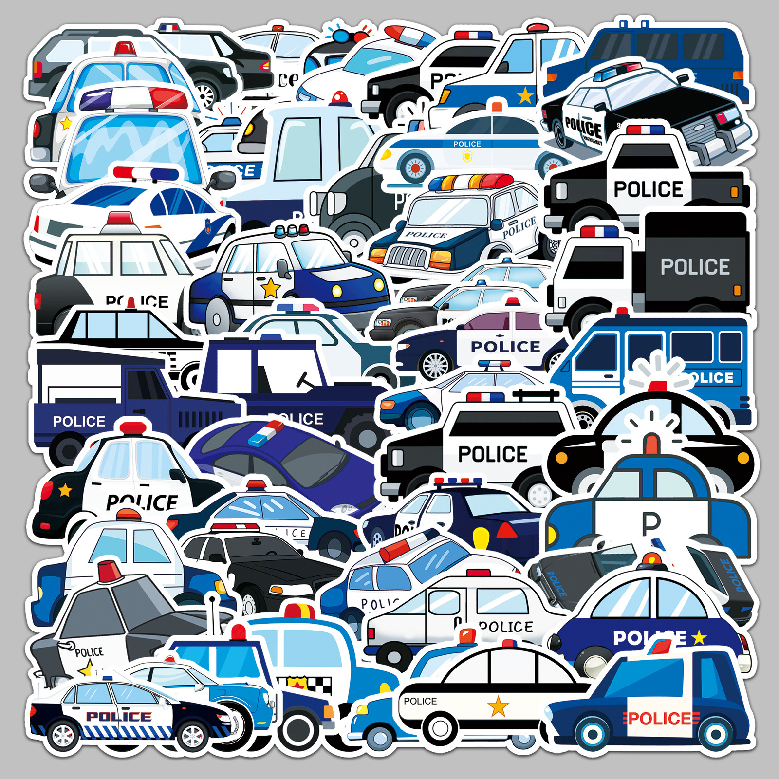 50Pcs Cartoon Police Car Theme - Party Games Baby Shower recensione e prezzo