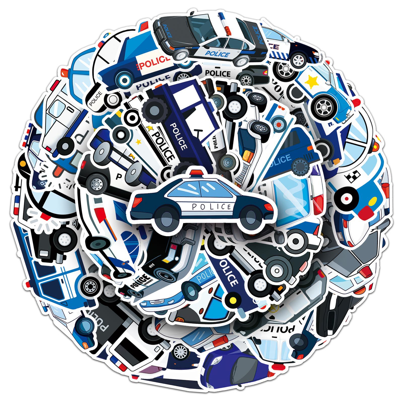 50Pcs Cartoon Police Car Theme - Party Games Baby Shower recensione e prezzo