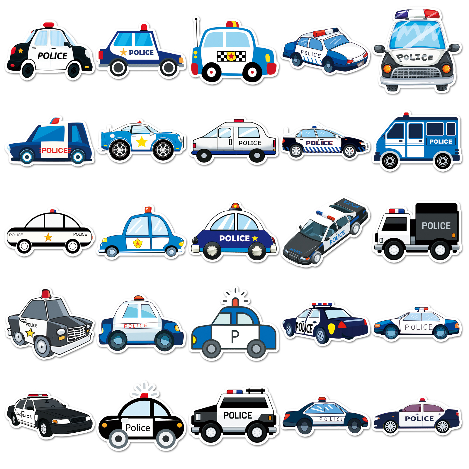50Pcs Cartoon Police Car Theme - Party Games Baby Shower recensione e prezzo