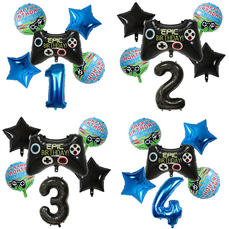 6pcs Gamepad Boy Game Foil Hel - Party Games Baby Shower recensione e prezzo