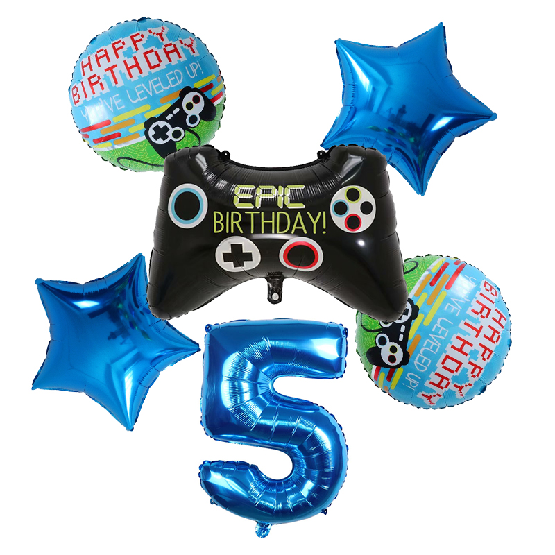 6pcs Gamepad Boy Game Foil Hel - Party Games Baby Shower recensione e prezzo