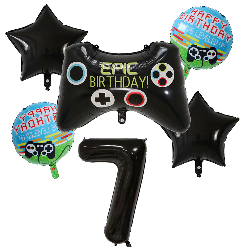 6pcs Gamepad Boy Game Foil Hel - Party Games Baby Shower recensione e prezzo