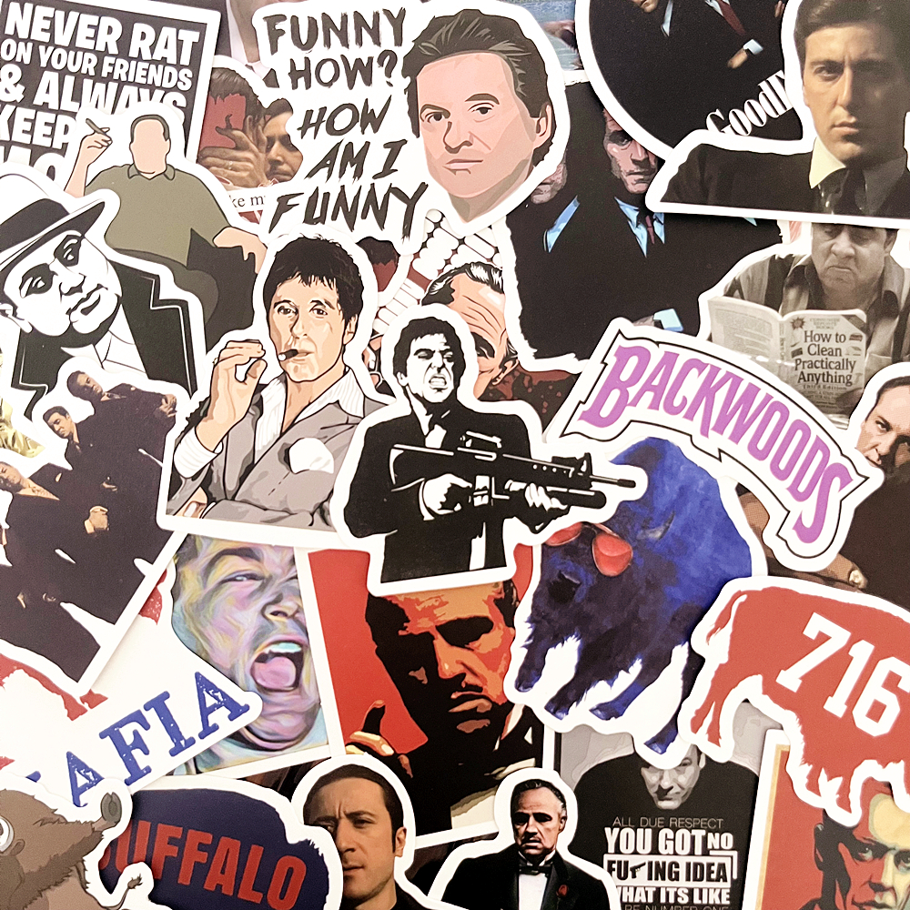 50Pcs/Pack Mafia Stickers Lapt - Party Games Mafia recensione e prezzo