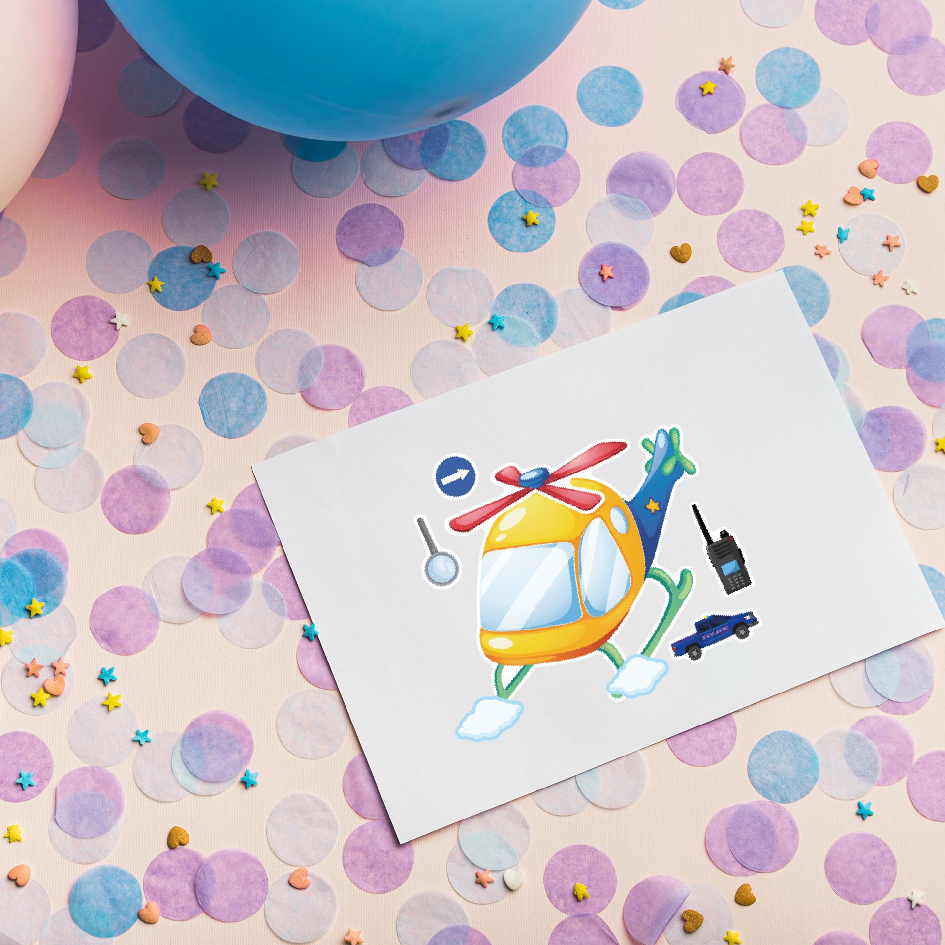 16Sheets Cartoon Vocation Poli - Party Games Baby Shower recensione e prezzo
