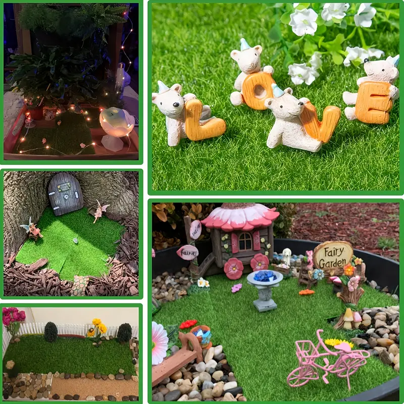 3 pieces of fairy garden grass - Party Games Baby Shower recensione e prezzo