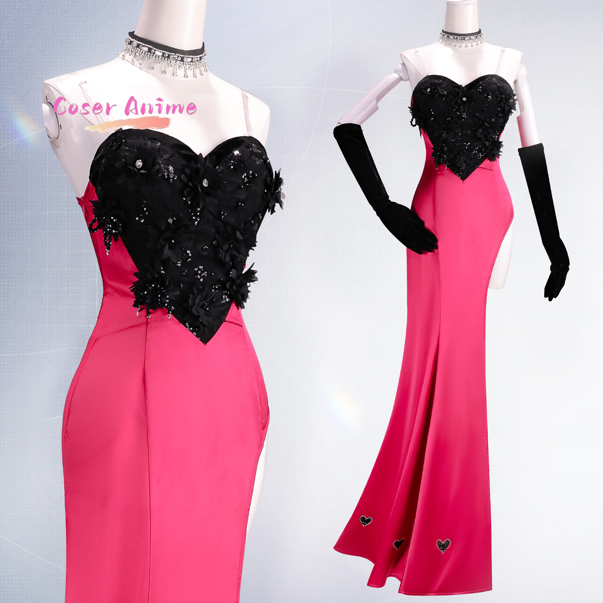 Angel Dust Cosplay Costume Uni - Party Games For Christmas recensione e prezzo