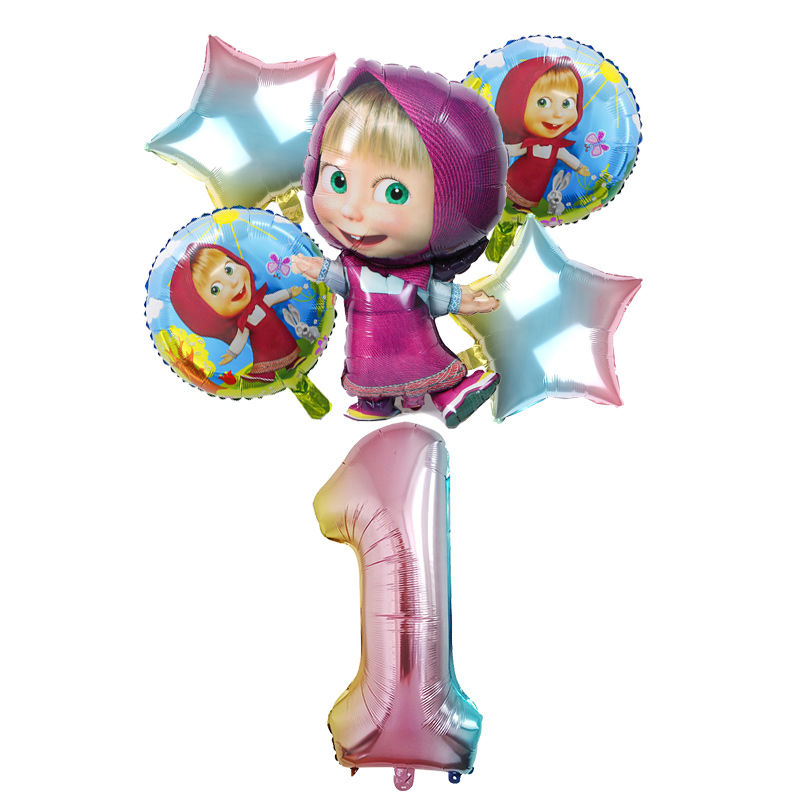 Mashas Bears Birthday Number B - Party Games Baby Shower recensione e prezzo