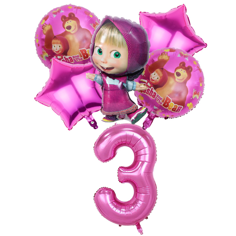 Mashas Bears Birthday Number B - Party Games Baby Shower recensione e prezzo
