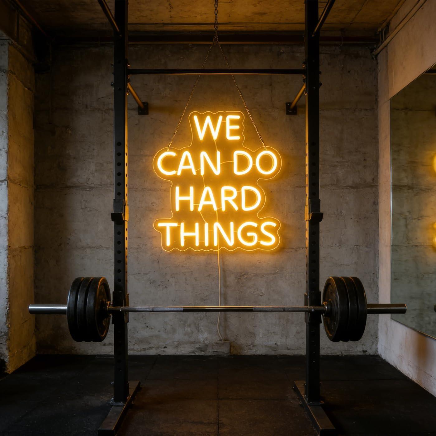We Can Do Hard Things Neon Sig - Party Games You Can Play recensione e prezzo