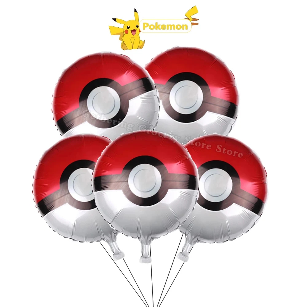 5pcs Pokemoned Cute Aluminum F - Party Games Baby Shower recensione e prezzo