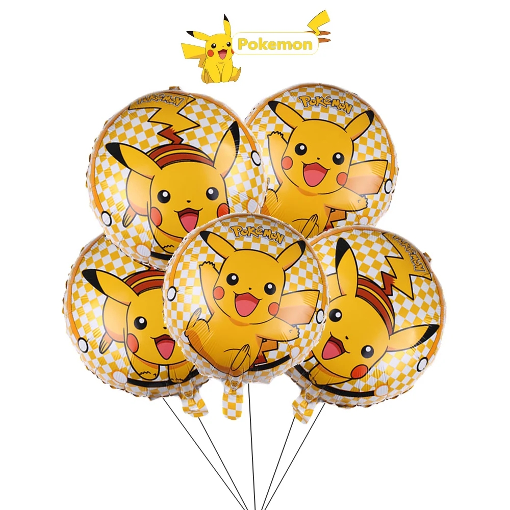 5pcs Pokemoned Cute Aluminum F - Party Games Baby Shower recensione e prezzo