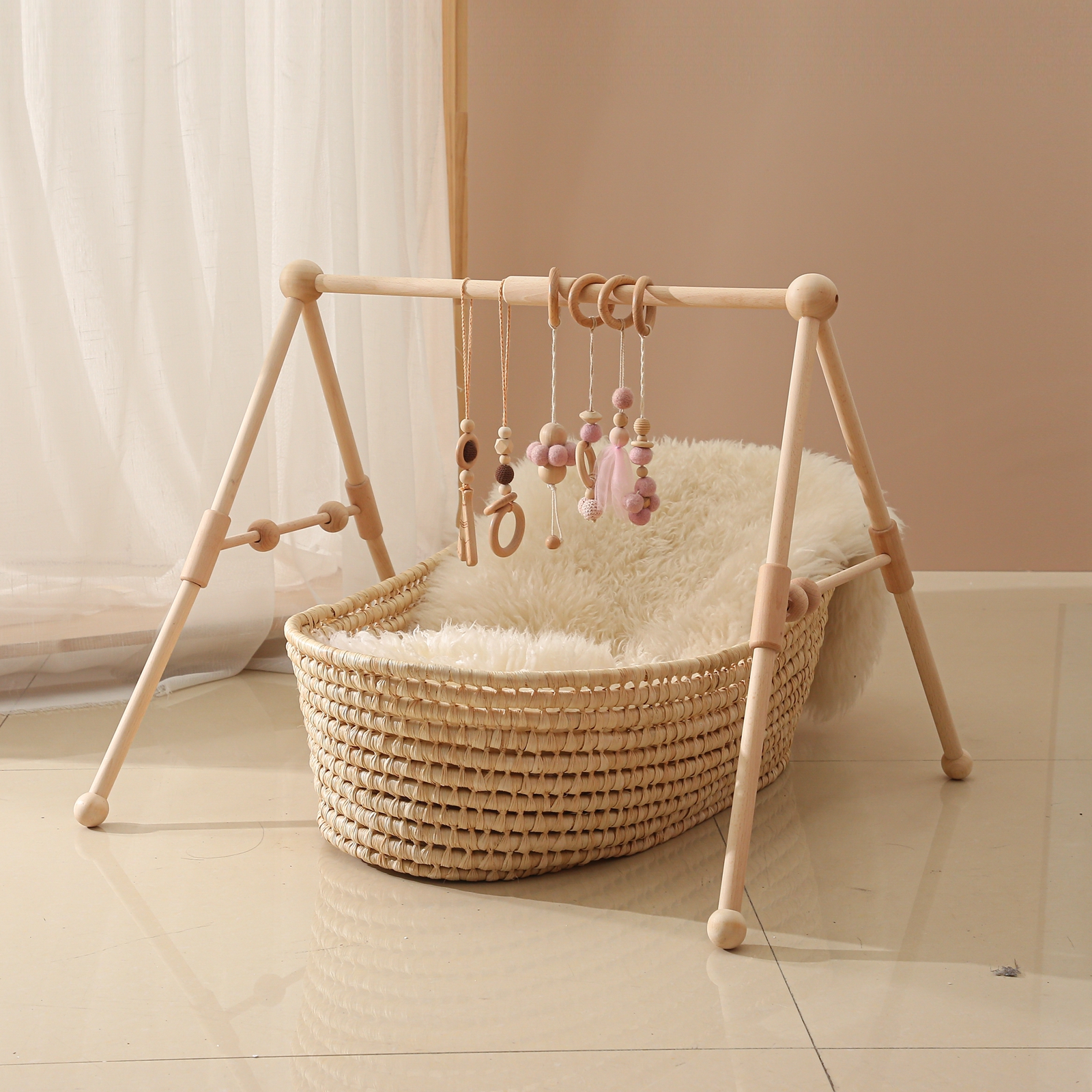 Baby Wooden Toys Play Gym Ordi - Party Games Baby Shower recensione e prezzo